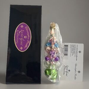 Christopher Radko 2000 Hop‎ To It Gem Easter Ornament Vintage Retired NEW SEALED